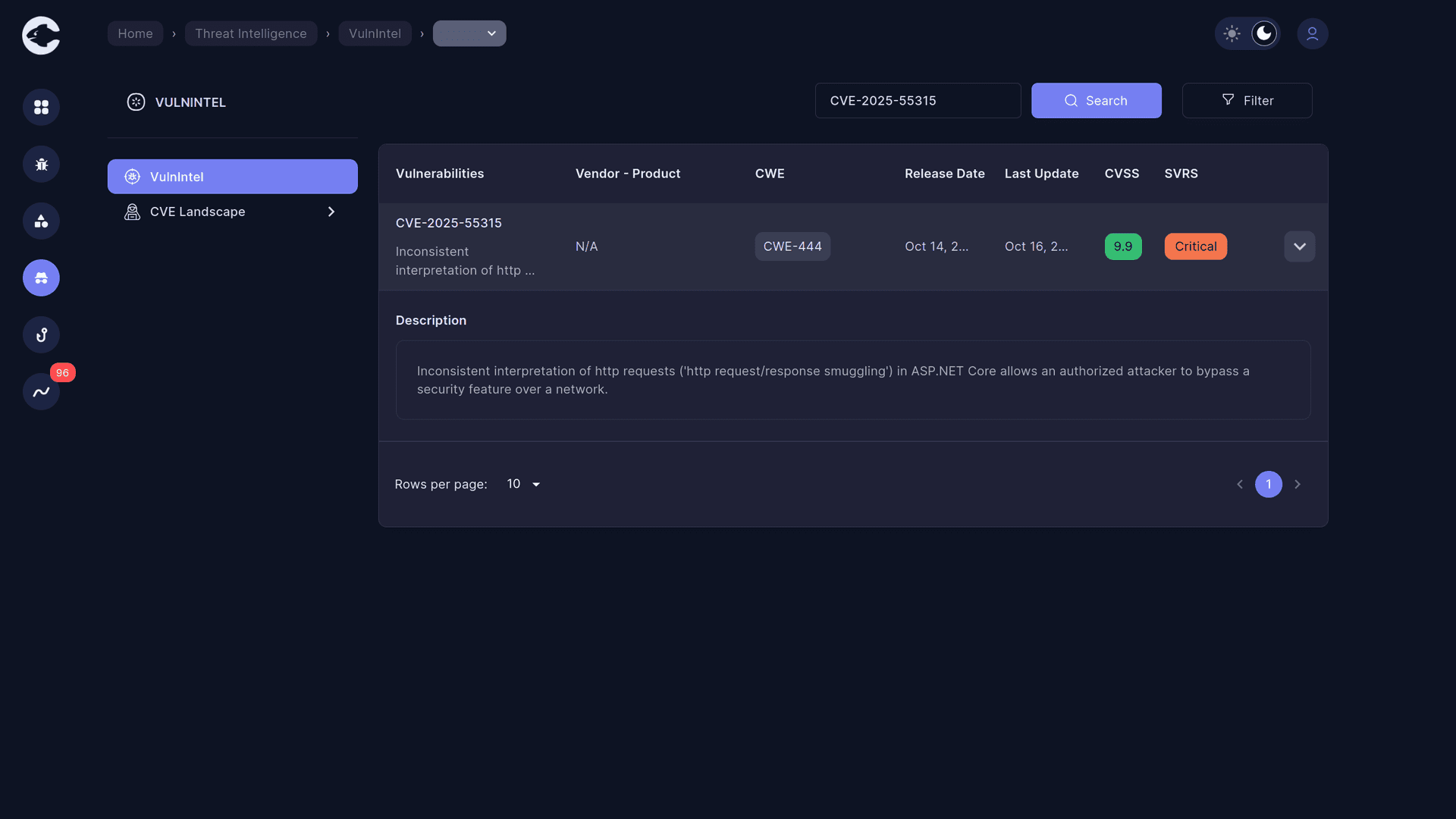 CVE-2025-55315: Critical HTTP Request Smuggling in ASP.NET Core