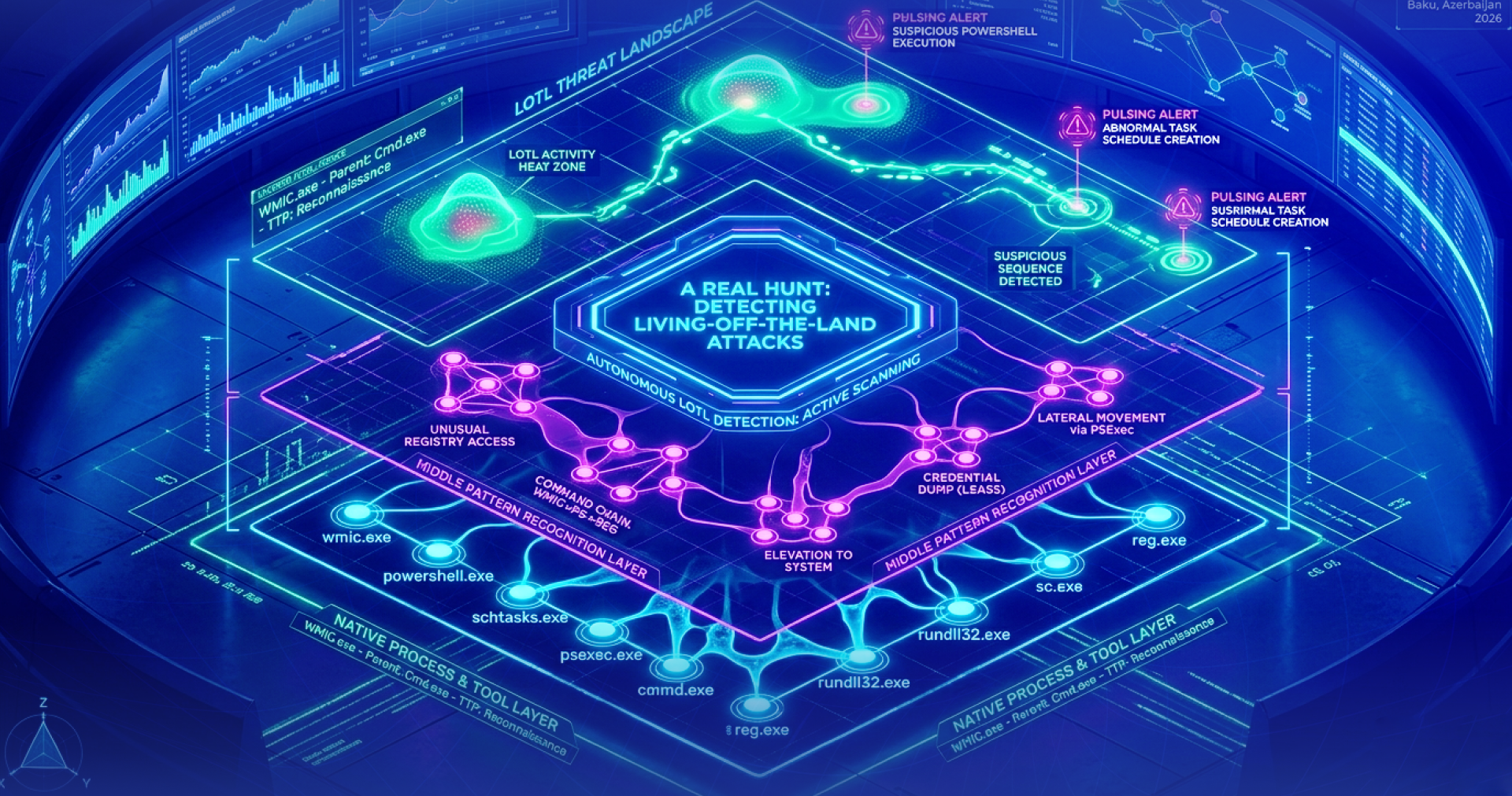 A Real Hunt: Detecting Living-off-the-Land Attacks